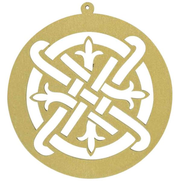 Intricate Celtic Knot Ornament Set of 6