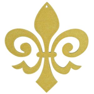 Fleur de Lis Ornament Set of 6