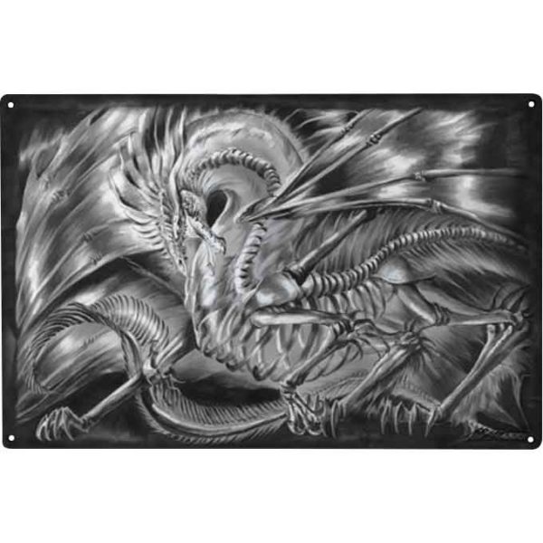 Dracolich Dragon Metal Sign