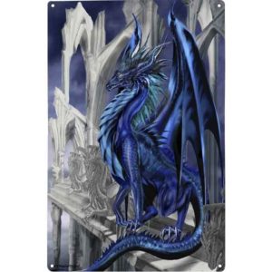 Nightfall Dragon Metal Sign