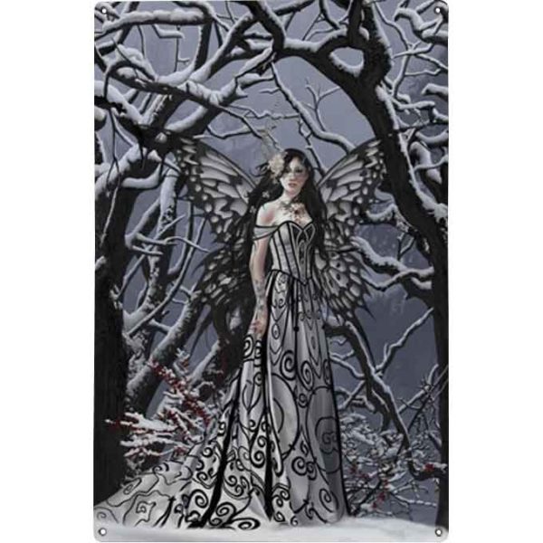 Heart of Ice Metal Fairy Sign