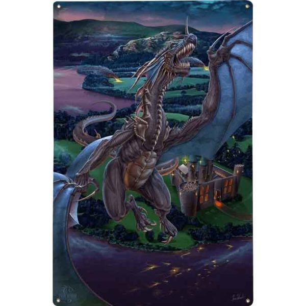 The Last Stand Dragon Metal Sign
