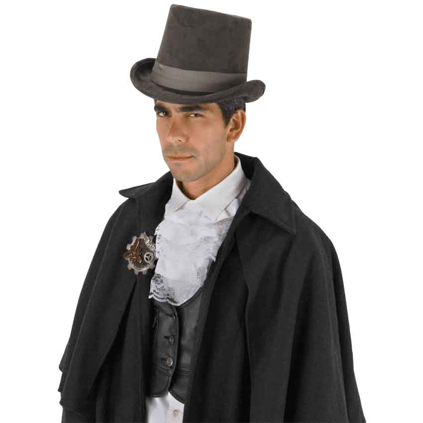 Grey Coachman Top Hat