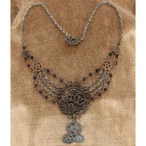 Steampunk Chains & Gears Necklace
