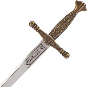 Miniature Bronze Charles V Sword by Marto