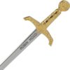 Miniature Gold Robin Hood Sword by Marto