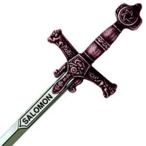 Miniature Bronze King Solomon Sword by Marto