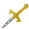Miniature Gold Templar Sword by Marto