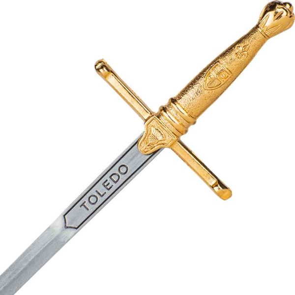 Miniature Gold Toledo Sword by Marto