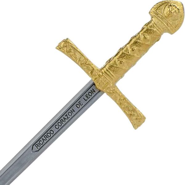 Miniature Gold King Richard the Lionheart Sword by Marto