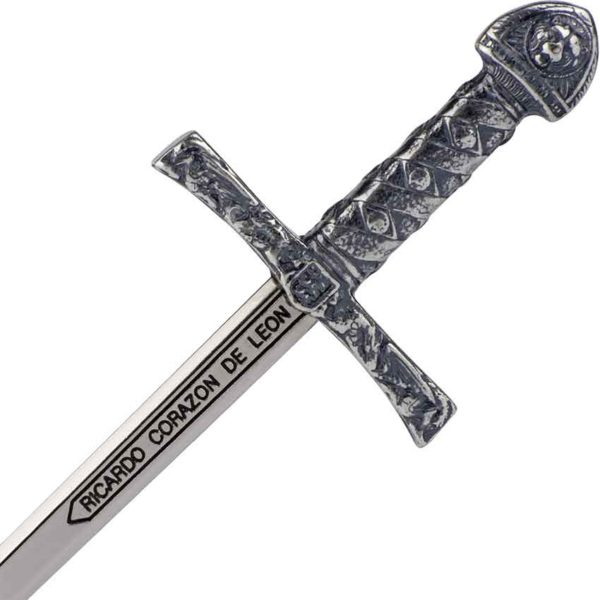 Miniature Silver King Richard the Lionheart Sword by Marto