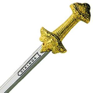 Miniature Gold Viking Sword by Marto