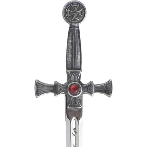 Miniature Silver Templar Knight Sword by Marto