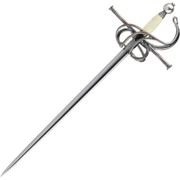 Limited Edition Miniature Silver Renaissance Rapier by Marto