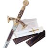 Damascene Templar Knight Letter Opener by Marto