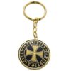 Damascene Templar Cross Keychain by Marto