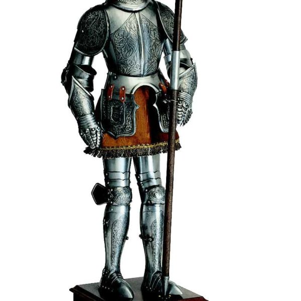 Miniature 16th Century Spanish Armor with Halberd by Marto
