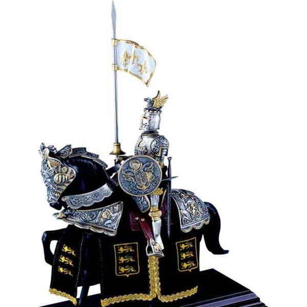 Mounted French Knight of King Richard the Lionheart Statue by Marto