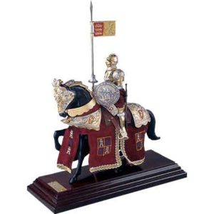 Mounted English Knight of King Arthur Statue by Marto