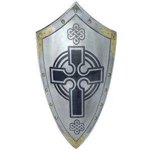 Templar Knight Scottish Cross Shield by Marto