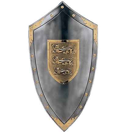 Metallic King Richard the Lionheart Shield by Marto