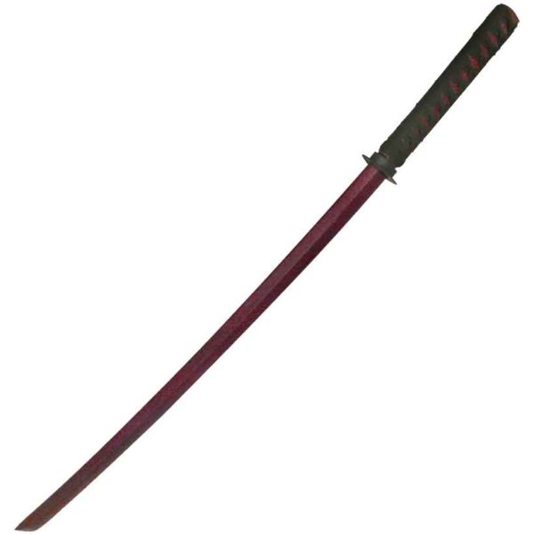 Maroon Wood Bokken Sword