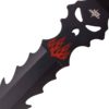 Flaming Demon Fantasy Short Sword