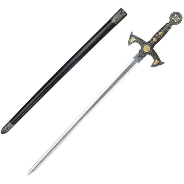 Knights Templar Sword with Sheath