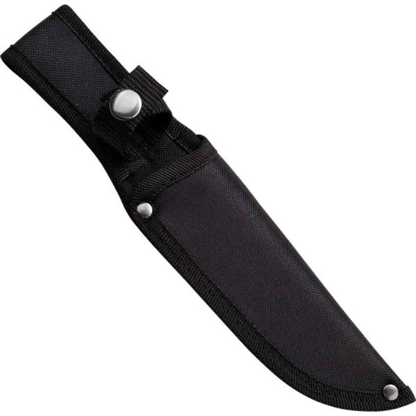 Ridged Handle Clip Point Knife