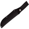 Black Serrated Sawback Knife