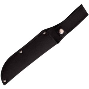 Dark Green Serrated Sawback Knife