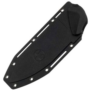 Black Tactical Drop Point Knife