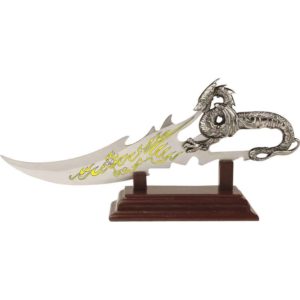 Yellow Fire-Breathing Dragon Dagger