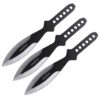 Black Leaf Blade Throwing Knife Set