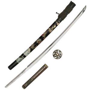 Bronze Dragon Katana with Dragon Scabbard