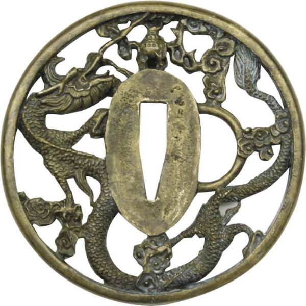 Bronze Dragon Katana with Dragon Scabbard