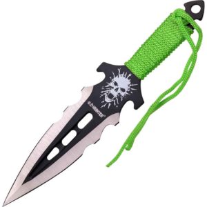 3 Piece Zombie Hunter Throwing Knife Set