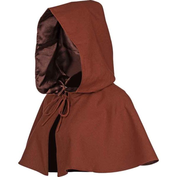 Medieval Hood With Mantle