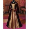 Courtly Renaissance Dress - Red and Gold