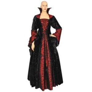Countess Dracula Dress - Black and Red