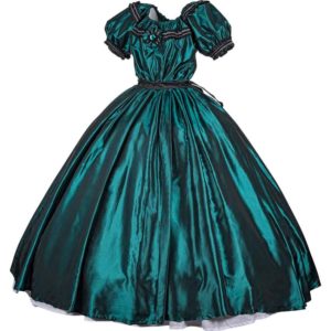 Blue-Green Civil War Dress