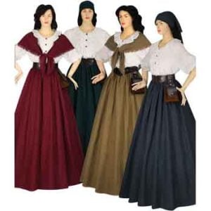 Farmer's Skirt With Shawl