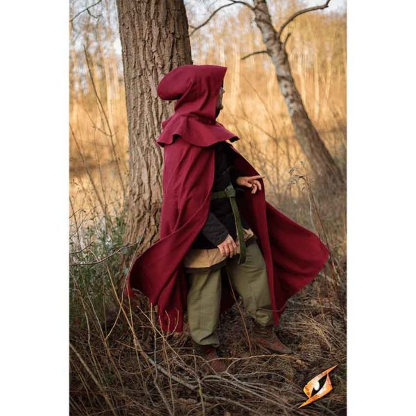 Wool Cloak with Mantle