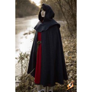 Wool Cloak with Mantle