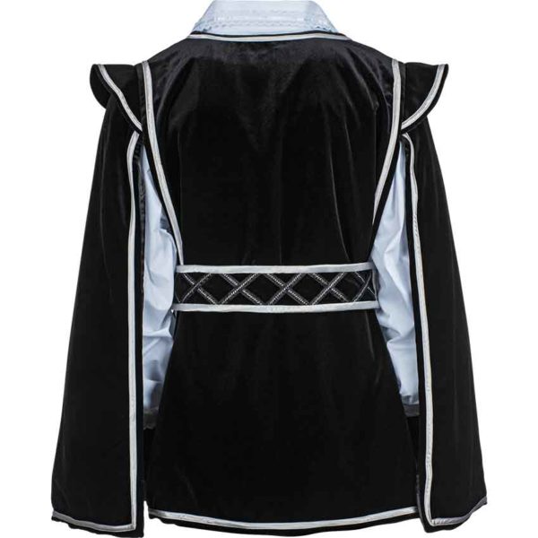Black and Silver French Styled Tabbard
