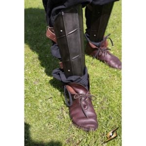 Dark Drake Steel Greaves