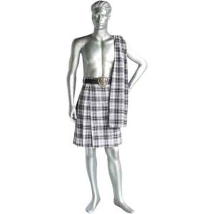 Men's Scottish Kilt with Scarf