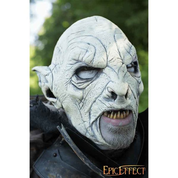 Monstrous White Orc Mask