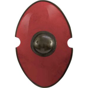 Red Elliptical LARP Shield