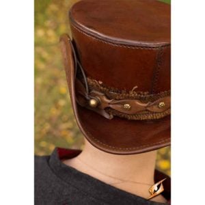 Leather Top Hat